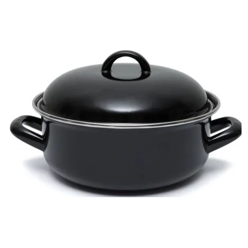 Braadpan 22 cm zwart